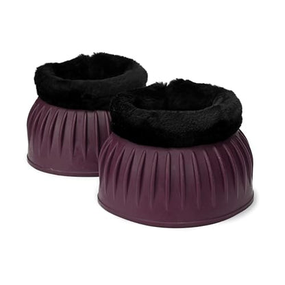 ARMA Fleece Trim Bell Boot (Black Cherry, Pony) - color: Black Cherry, size: Pony
