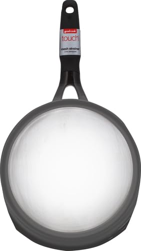 GoodCook Touch 8" Stainless Steel Wire Mesh Strainer with Non-slip Grip Handle
