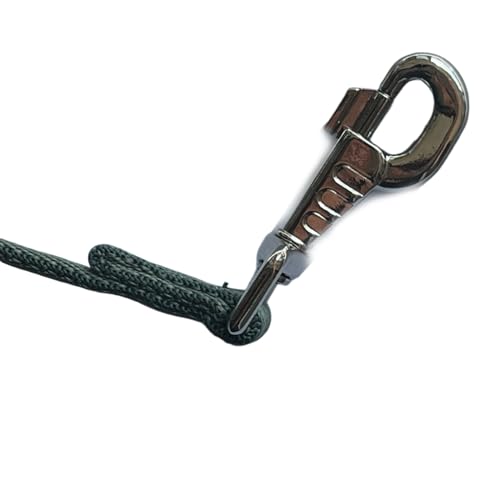 Horse Training Lunge Line with Alloy Trigger Buckle for Accurate Equestrian Training of 32.8 ft(10 Meters) - color: Olive Green
