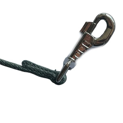 Horse Training Lunge Line with Alloy Trigger Buckle for Accurate Equestrian Training of 32.8 ft(10 Meters) - color: Olive Green