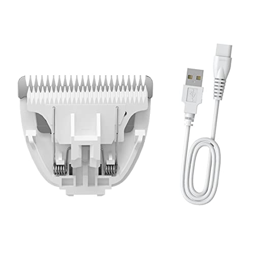 Upgrade Your Pet Grooming Game Professional Replacement Blades and Charging Cord - Safe, Sharp, and Easy to Use - color: Ap005-blades+charging Cord