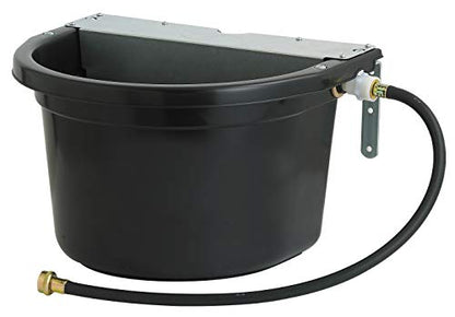 Little Giant® Automatic Animal Waterer | DuraMate Float Controlled Automatic Waterer for Livestock | Heavy Duty and Durable | Made in USA | 4 Gallon (Black, 4 Gallon) - color: Black