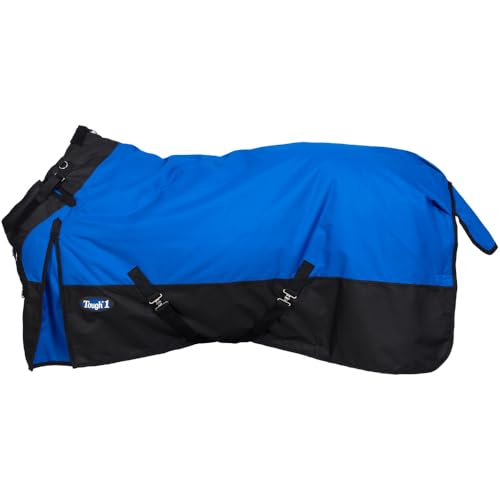 Tough-1 32-2120S 1200D Poly Turnout w/Snuggit Neck Royal 69IN - color: Blue, size: 69In