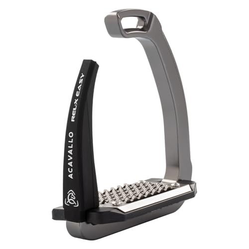 Acavallo Rel-X Easy Stirrups - color: Titanium