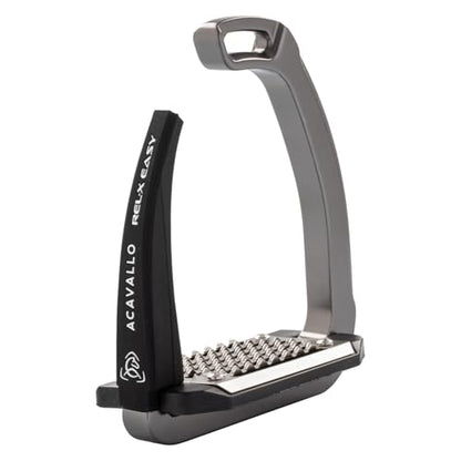 Acavallo Rel-X Easy Stirrups - color: Titanium
