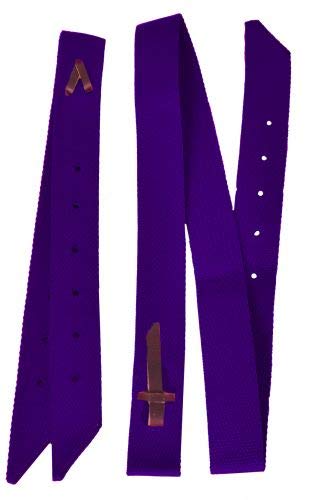 Showman Premium Quality Nylon Tie Strap & Off Billet Set - color: Purple