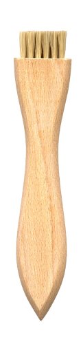 MG Chemicals - 857 Technical Cleaning Brush with 5" Chiseled Style Wood Handle, Hog Hair Bristles, 3/4" Length x 5/16" Width - size: Pack of 1, style: Hog Hair, Chiseled