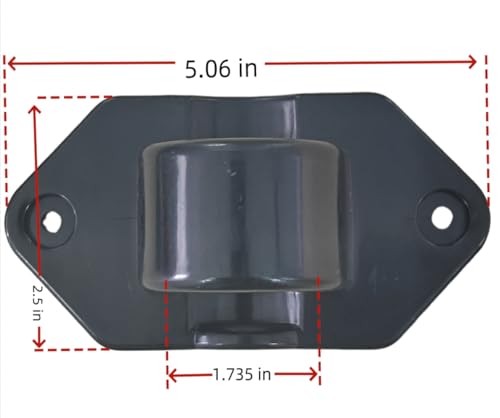 8200B 7 Way Plug Holder Replacement for Trailer, Boat, RV, Camper