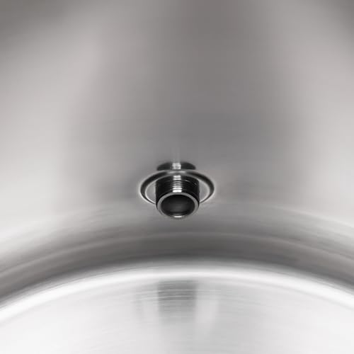 60L Stainless Steel Milk Can, Heavy Duty Food Storage & Transport Container for Dairy, Wine, Grains, Ideal for Home, Farm & Commercial Use, With a Faucet - size: 15.85Gallon