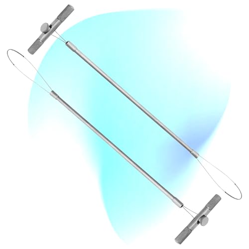 15" Stainless Steel Hog Pig Catcher Pole – Animal Control Snare Tool for Dogs, Swine, Livestock, and Farm Use