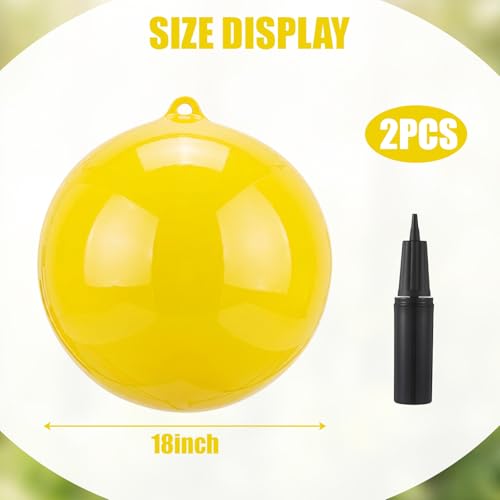 Fly Trap Ball for Horse, Deer, Yellow, Greenhead Flies - color: Gnat Fly Ball Trap