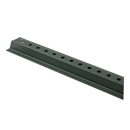U-Channel Sign Post/Delineator Post, 6-Foot Green Painted, 1.12 lb/ft Steel, Pre-Drilled Holes (1)