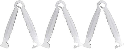 20Pcs White Umbilical Clamps Disposable Umbilical Cord Clamps Puppy Small Animal Birth Puppy Clamp Tool Pet Supplies