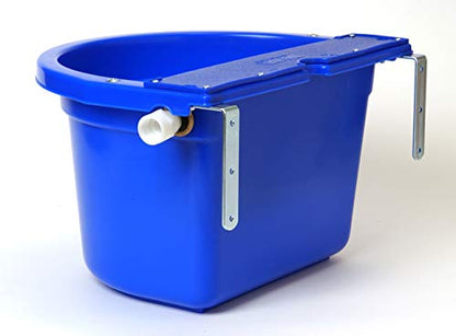 Little Giant® Automatic Animal Waterer | DuraMate Float Controlled Automatic Waterer for Livestock | Heavy Duty and Durable | Made in USA | 4 Gallon (Blue, 4 Gallon) - color: Blue