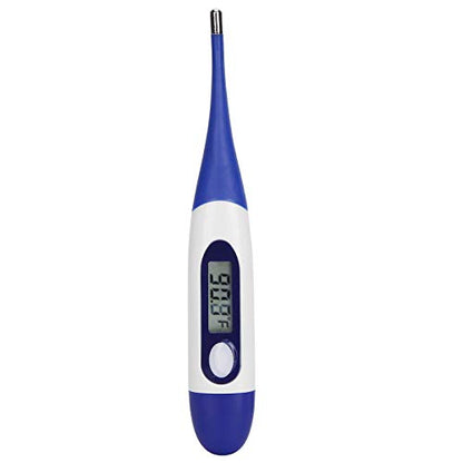 Portable Livestock Pet Thermometer with Electronic Display, Accurate Measurement for Pigs, Cats & Dogs, Included