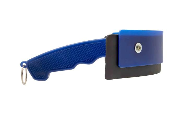 MPMH Plastic Sweat Scraper for Horse, Horse Sweat Scraper Brush Ergonomic Effective Handheld Soft Grip Plastic Rubber (Blue) - color: Blue