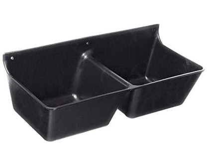 LBH Market Goat Mineral Feeder Kit Includes Mineral Feeder 3.5 Qt with 5 Wood Screw Fasteners Suitable for Goats and Horses