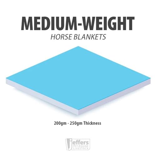 Jeffers Solaris 1200 Denier Turnout Blanket with Extended Neck Design - Brown & Cream Plaid 66" - Waterproof, Breathable Horse Blanket with 240g Polyfill, Ideal Protection for Winter, Medium Weight - size: 66"