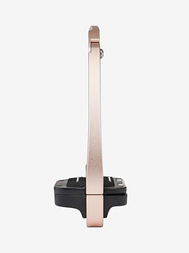 LeMieux Vector Control Stirrup - New Generation - Spring Loaded Hinged Arm - Cross Track Grip Surface - color: Rose Gold