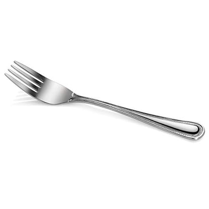 New Star Foodservice Bead Pattern 18/0 Stainless Steel Salad Fork, 6.6-Inch, Set of 12, Commercial Grade (Pack of 2) - size: Salad Fork (6.6-Inch) (Pack of 2)