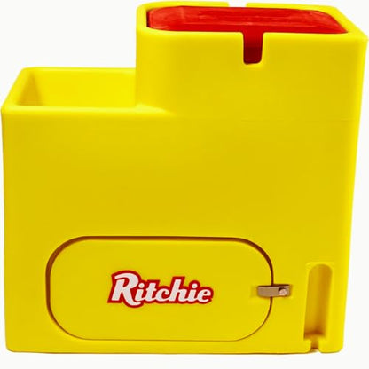 Ritchie Watermatic 100 Automatic Cattle Horse Waterer, 2.8 Gallon Capacity, 1-Sided Fully Insulated Heavy Duty Water Fountain for Horses, Cattle, Sheep & Goats - color: Yellow