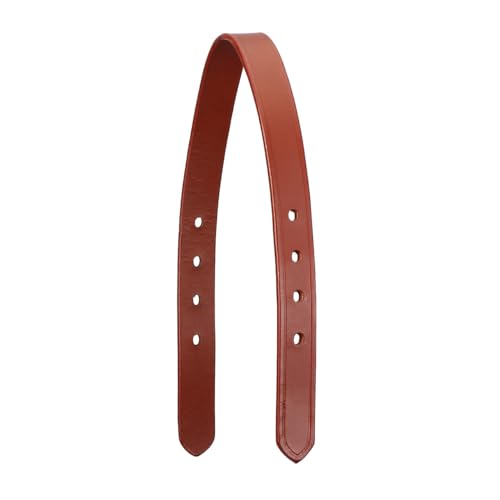 SIE Replacement Leather Crown Pieces for Breakaway Safety Halters 24-inch - color: Chestnut