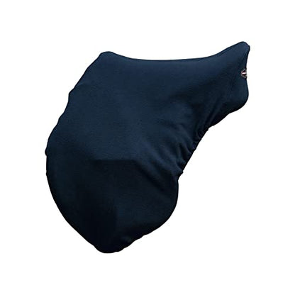 Harrison Howard Fleece Saddle Cover for GP/Close Contact Saddles, Dust Protection, Machine Washable, Elastic Fit -Navy - color: Navy, size: GP/CC-One Size