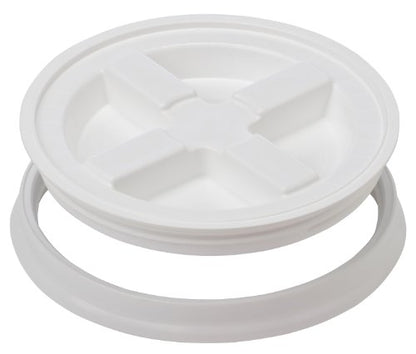 Vittles Vault Gamma Seal Lid for 3.5 to 7 Gallon Buckets, Airtight - color: White, size: Fits 3.5, 5, 6, & 7 Gallon Buckets