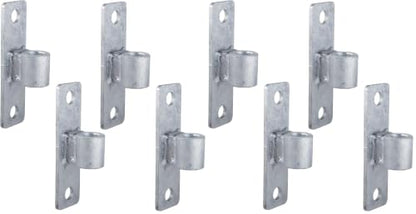 Gate Hinge Wall Mount Gate Hinge for 5/8'' Pin Chain Link Fence Post Hinge (4 Pcs) (Pack of 2) - size: 4 Pcs (Pack of 2)