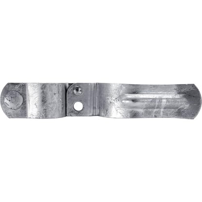 Heavy Duty Fork Latch (Bolt in) 1-5/8" x 2-7/8" Galvanized Pressed Steel - color: GALVANIZED, size: 1-5/8" x 2-7/8"