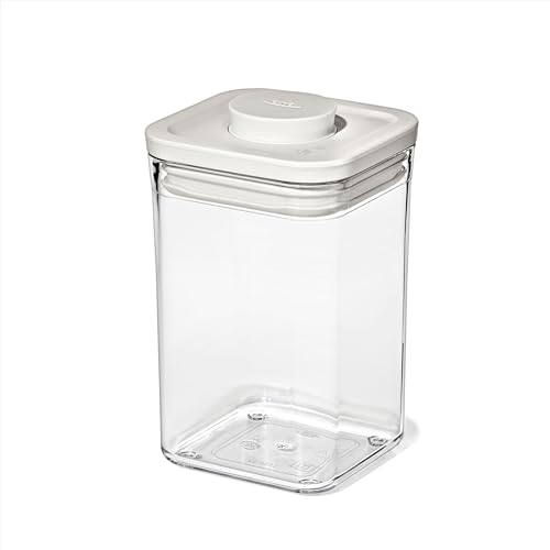 OXO Pet Food Storage POP Container - 1.1 Qt/1.0 L, Whisker Gray - color: Whisker Gray, size: 1.1 Qt
