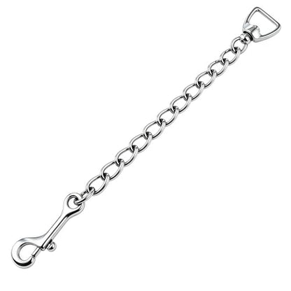 Horse Lead Chain, Heavy Duty Stud Chain with Swivel Snap, Nickel Plated