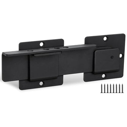 9" Flip Gate Latch Lock with 4 Padlock Holes, Adjustable Door Latch