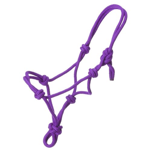 Tough1 Miniature Poly Rope Halter - color: Purple, size: Medium