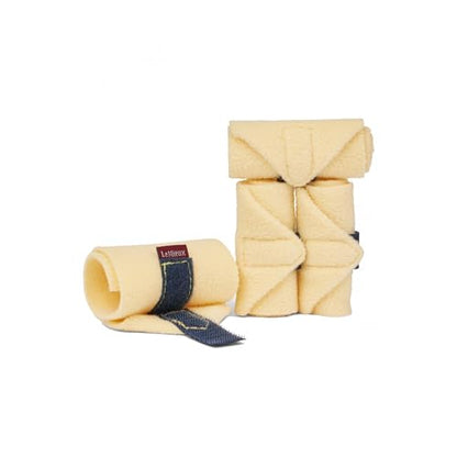 LeMieux Toy Pony Bandages for Toy Pony - Fleece - Simple Fastening - Suitable for Ages 3 Years + - Lemon Yellow - color: Lemon