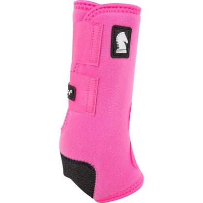 Classic Equine Legacy2 Support Boots, Front (Hot Pink, Medium) - color: Hot Pink, size: Medium