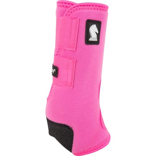 Classic Equine Legacy2 Support Boots, Front (Hot Pink, Small) - color: Hot Pink, size: Small