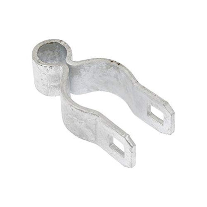 Chain Link Fence Gate Hinge Kit | Two 1 3/8" Female Hinges and Two 2 3/8" Male Hinges with Bolts and Nuts