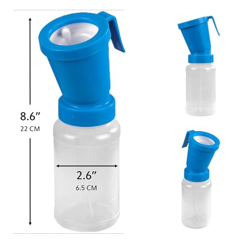 QMARK Teat Dip Cup, Blue, 300 ml, 2 Pack