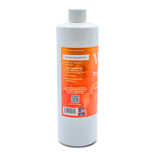 Toltrazuril 2.5% for Horses, Dogs, Cats, 500mL/16.9 Ounce, for Non-Food Chain Animals - size: 2.5% Strength | 500mL/16.9 Ounces