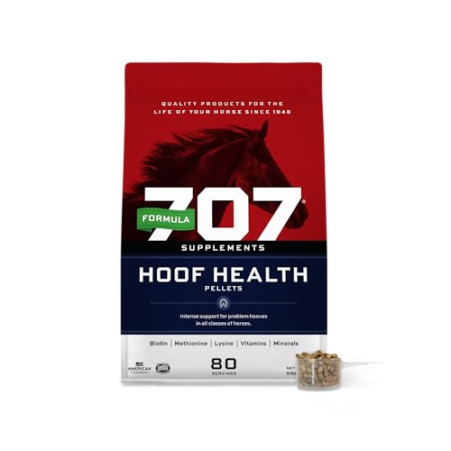 Formula 707 Hoof Health Equine Supplement 5 lb Bag - 80 Servings – Biotin, Amino Acids, and Minerals to Improve and Support Healthy Horse Hooves - size: 5 lb Bag