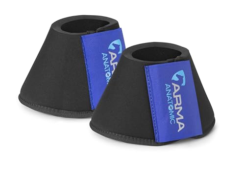 Shires ARMA Neoprene Bell Boots - color: Black/Royal, size: Full