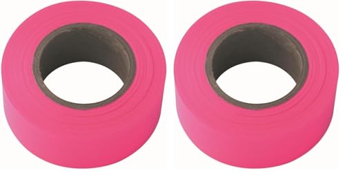 IRWIN Flagging Tape, 150-foot | Glo-Pink | Pack of 2 | Model 65603 - size: 150 Foot (Pack of 2)