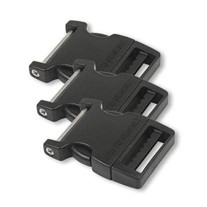 Sea to Summit Field Repair Buckle, Side Release 1 Pin, 3pk, 38mm / 1 1/2in - style: 38mm / 1 1/2in