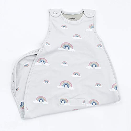 Woolino 4 Season Toddler Sleeping Bag, Merino Wool and Organic Cotton Toddler Sleep Sack, 2-4 Years, Rainbow - color: Rainbow