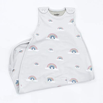 Woolino 4 Season Toddler Sleeping Bag, Merino Wool and Organic Cotton Toddler Sleep Sack, 2-4 Years, Rainbow - color: Rainbow