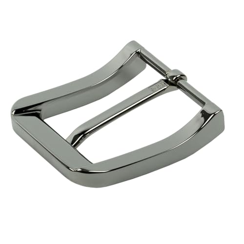 1.5"(38mm-40mm) Belt Buckle Men Replacement Buckle Heavy Duty - color: Gun Black Brushed