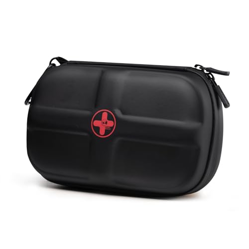 RHINO RESCUE EVA First Aid Kit Small Waterproof Travel Emergency Kit(Black) - color: Black