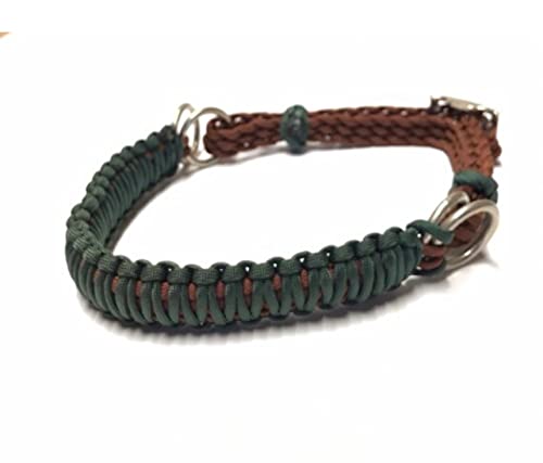 Side Pull Hackamore bitless Bridle Attachment Hunter Green Horse tack with Black or Brown Chinstrap