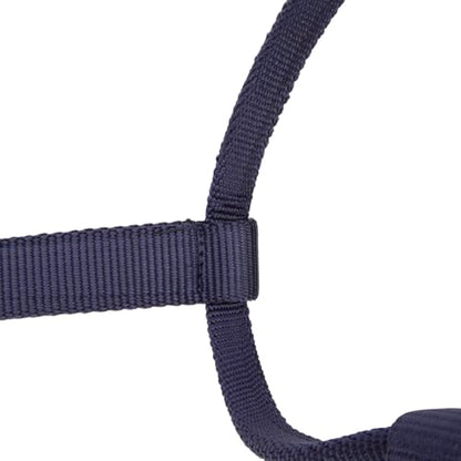Shires ARMA Adjustable Nylon Halter - color: Navy, size: Full